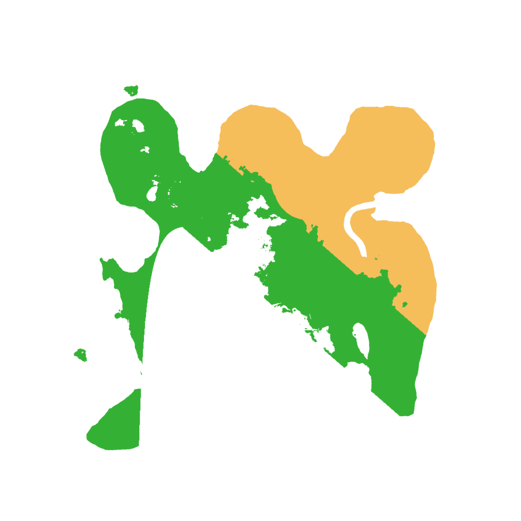 Biome Rust Map: Procedural Map, Size: 2000, Seed: 2015668566