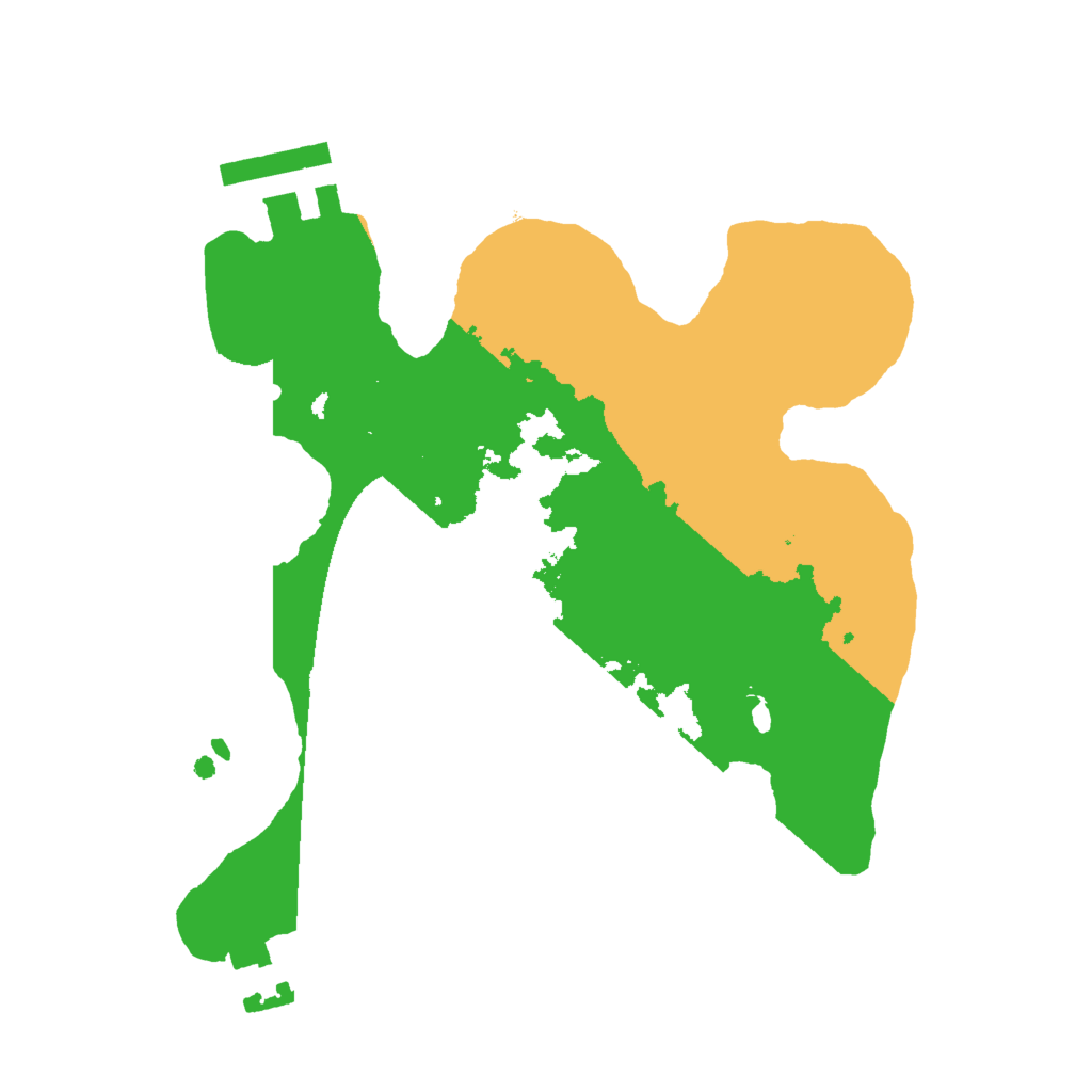 Biome Rust Map: Procedural Map, Size: 2000, Seed: 2015668566