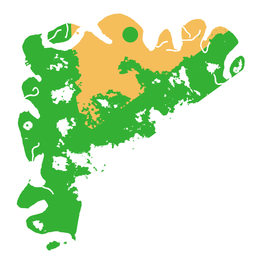 Biome Rust Map: Procedural Map, Size: 4500, Seed: 141414