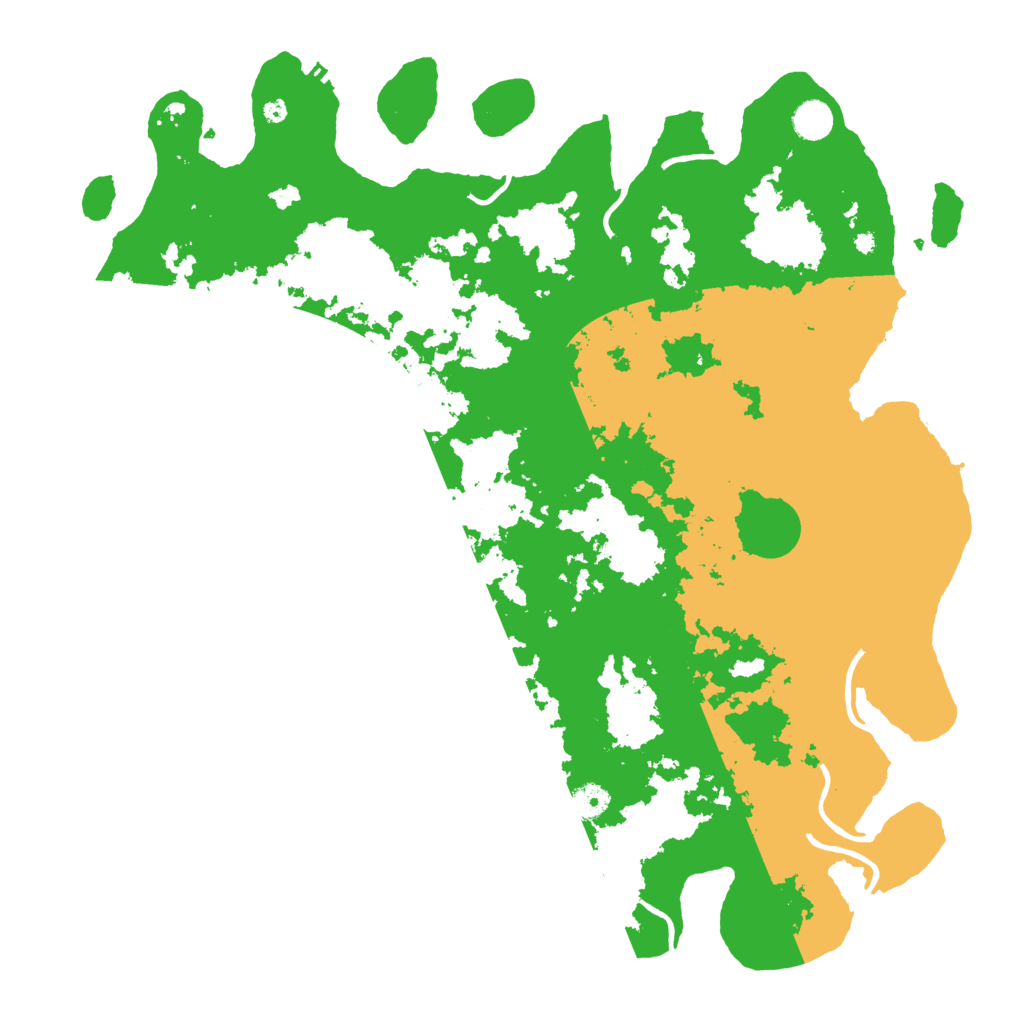 Biome Rust Map: Procedural Map, Size: 4500, Seed: 1386661671