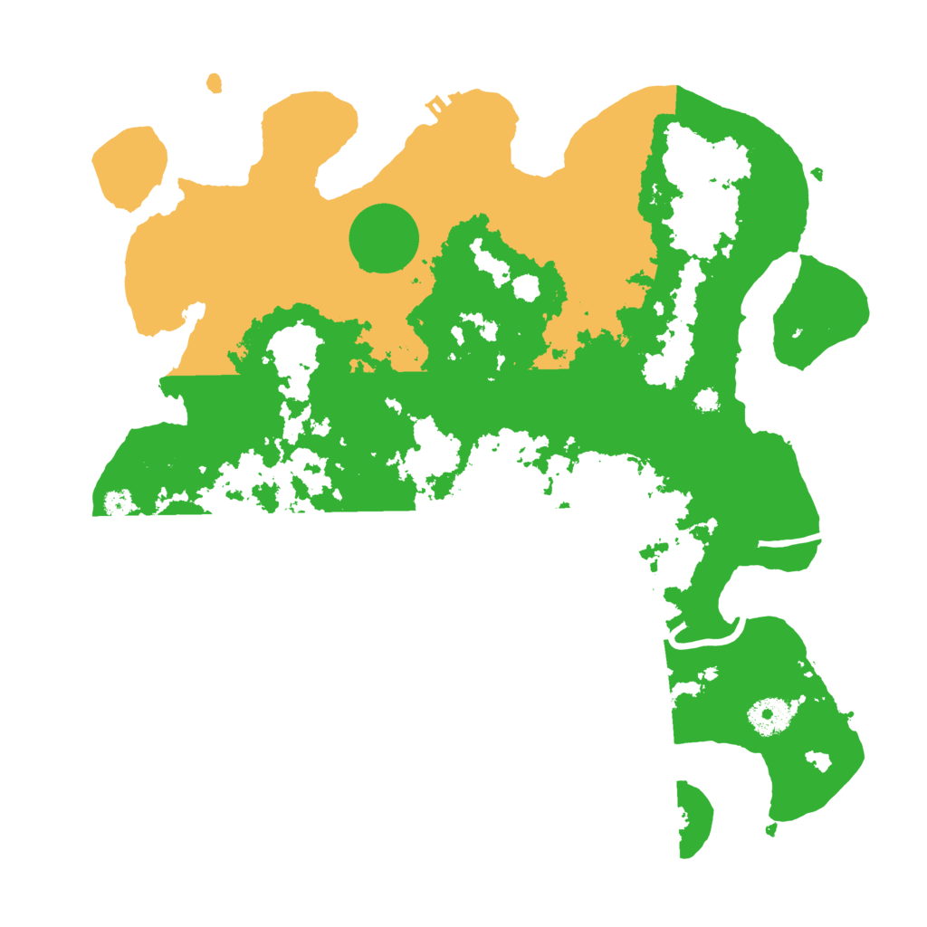 Biome Rust Map: Procedural Map, Size: 3500, Seed: 4570241