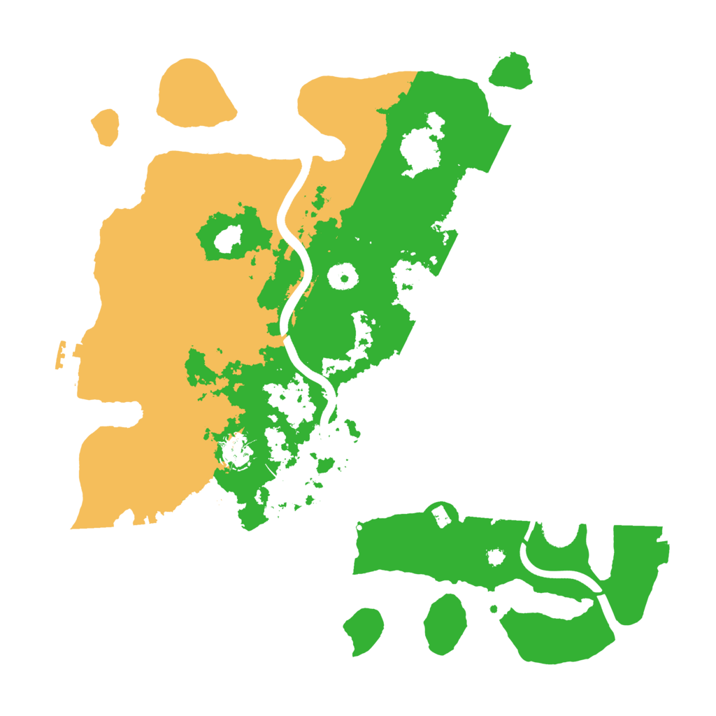 Biome Rust Map: Procedural Map, Size: 3750, Seed: 80324