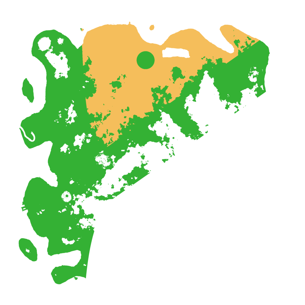 Biome Rust Map: Procedural Map, Size: 4500, Seed: 2132785486