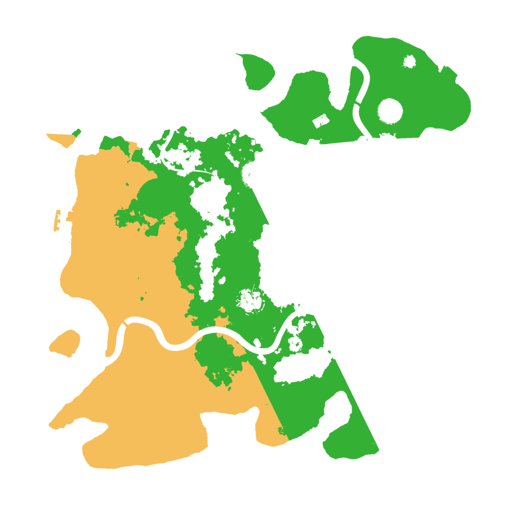 Biome Rust Map: Procedural Map, Size: 3600, Seed: 411