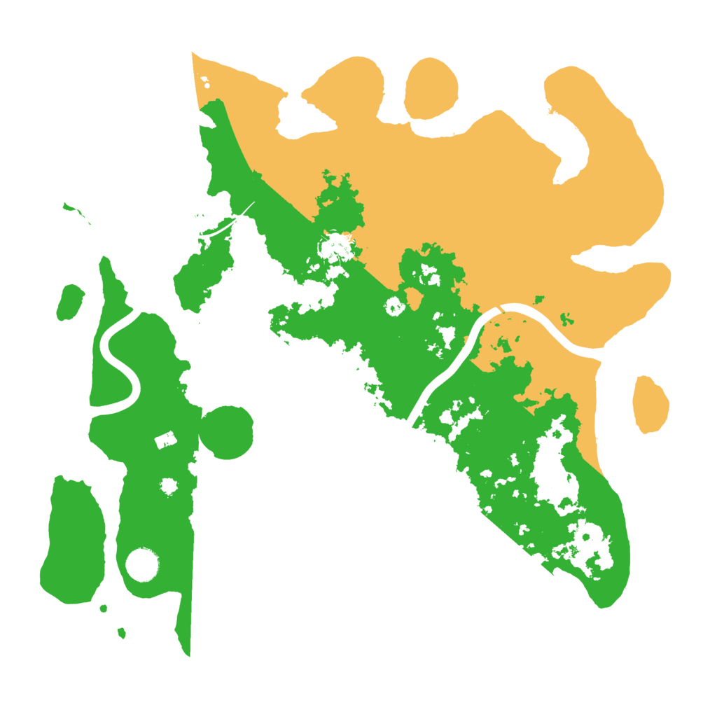 Biome Rust Map: Procedural Map, Size: 3800, Seed: 637182459