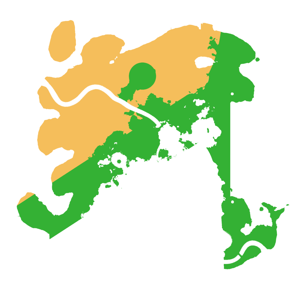 Biome Rust Map: Procedural Map, Size: 3000, Seed: 581914