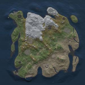 Thumbnail Rust Map: Procedural Map, Size: 3400, Seed: 978901170, 15 Monuments