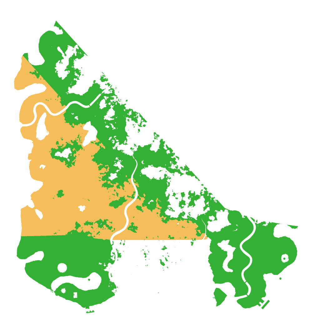 Biome Rust Map: Procedural Map, Size: 6000, Seed: 61053679