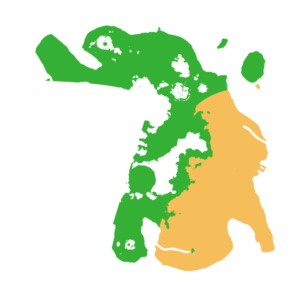 Biome Rust Map: Procedural Map, Size: 3000, Seed: 991782178