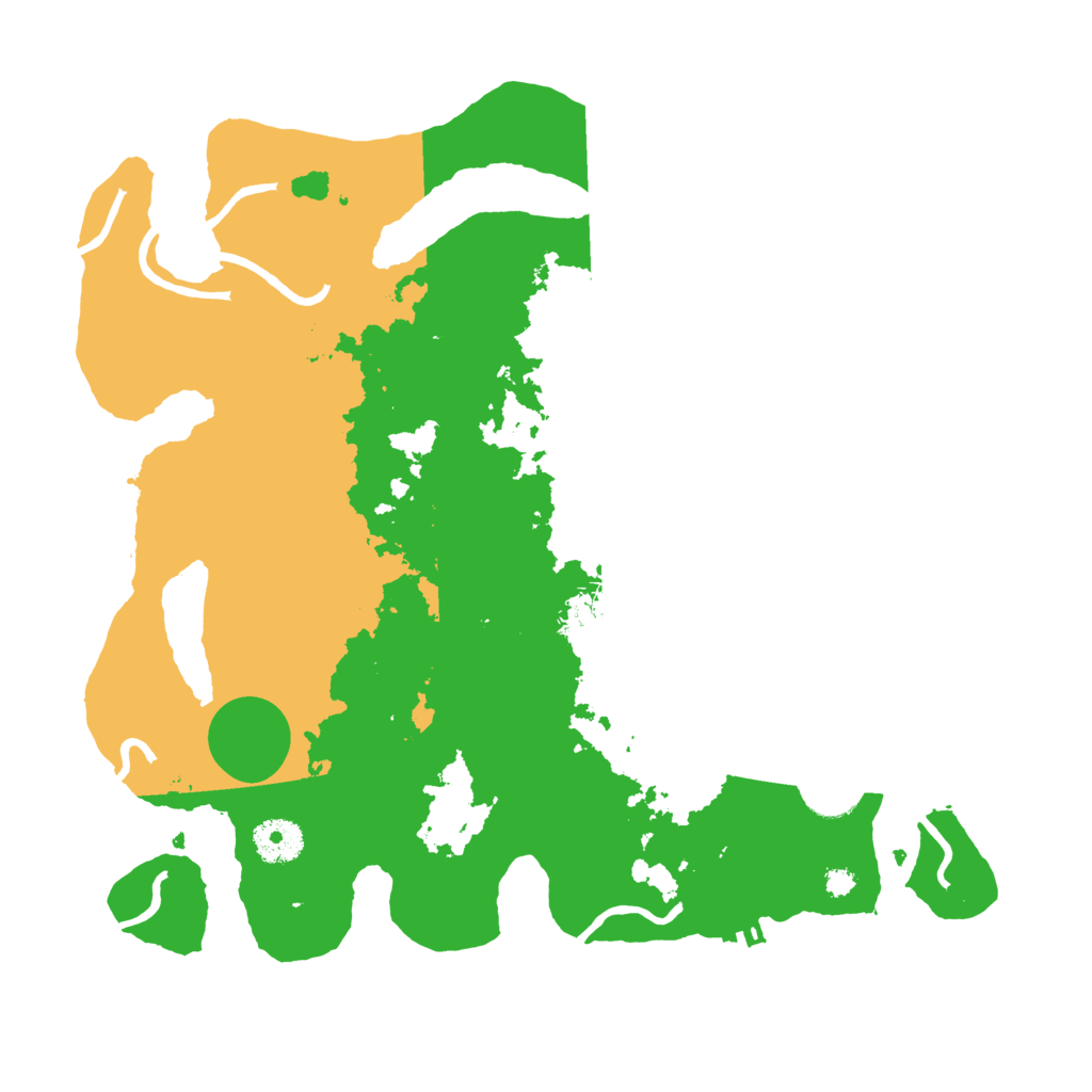 Biome Rust Map: Procedural Map, Size: 3500, Seed: 1088950711