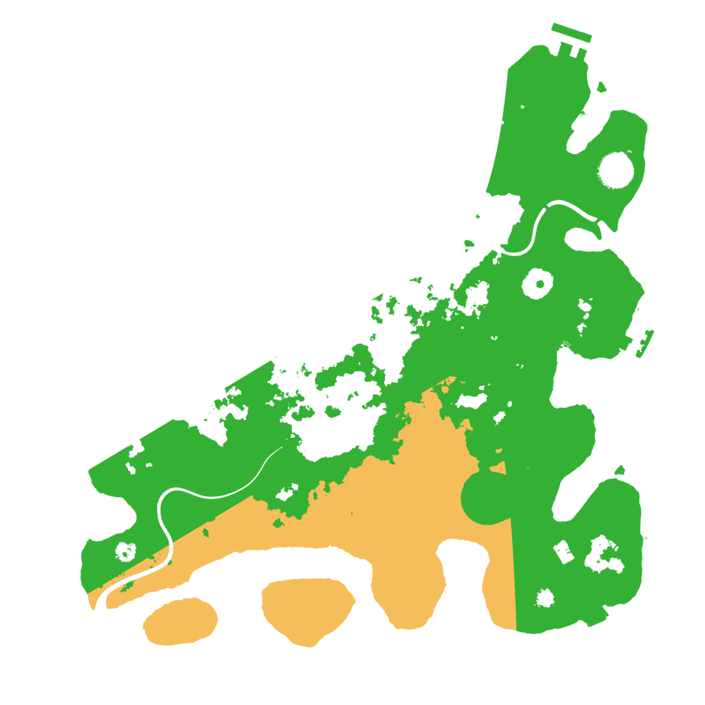 Biome Rust Map: Procedural Map, Size: 3500, Seed: 948617905