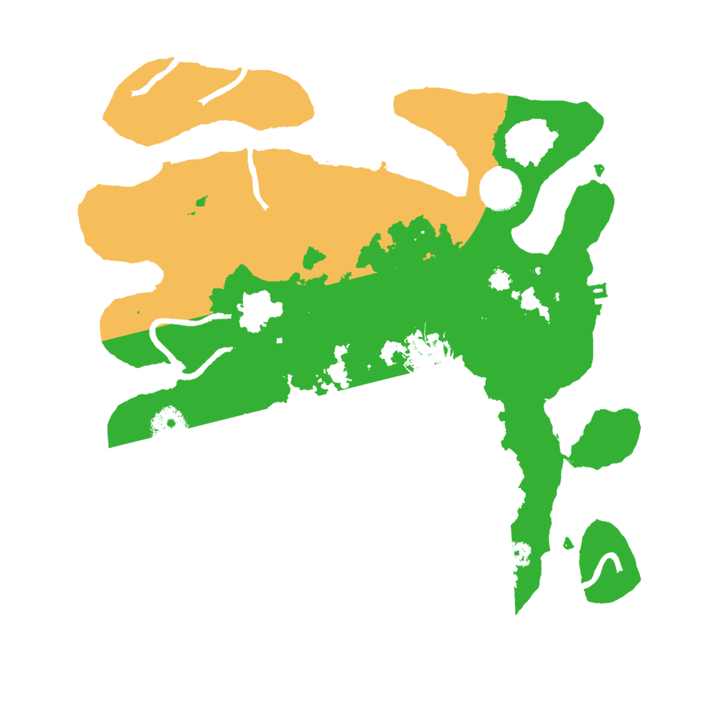 Biome Rust Map: Procedural Map, Size: 3000, Seed: 523733