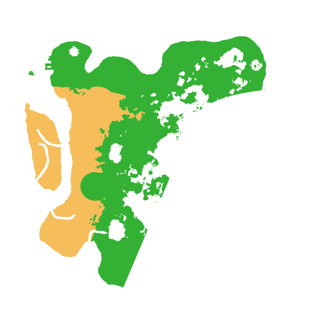 Biome Rust Map: Procedural Map, Size: 3000, Seed: 95379