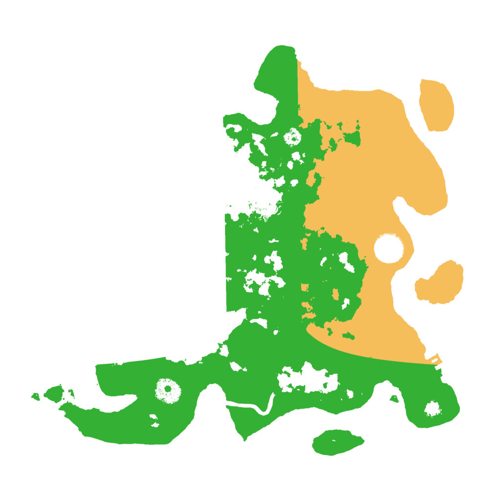 Biome Rust Map: Procedural Map, Size: 3000, Seed: 1234678