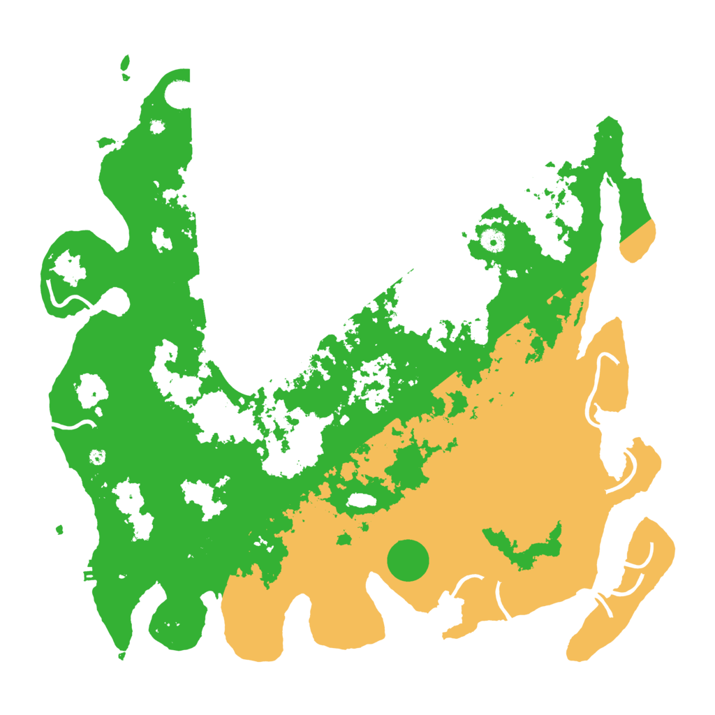 Biome Rust Map: Procedural Map, Size: 4500, Seed: 8381911