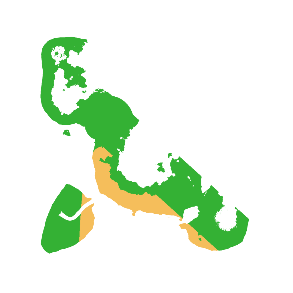 Biome Rust Map: Procedural Map, Size: 2000, Seed: 111964