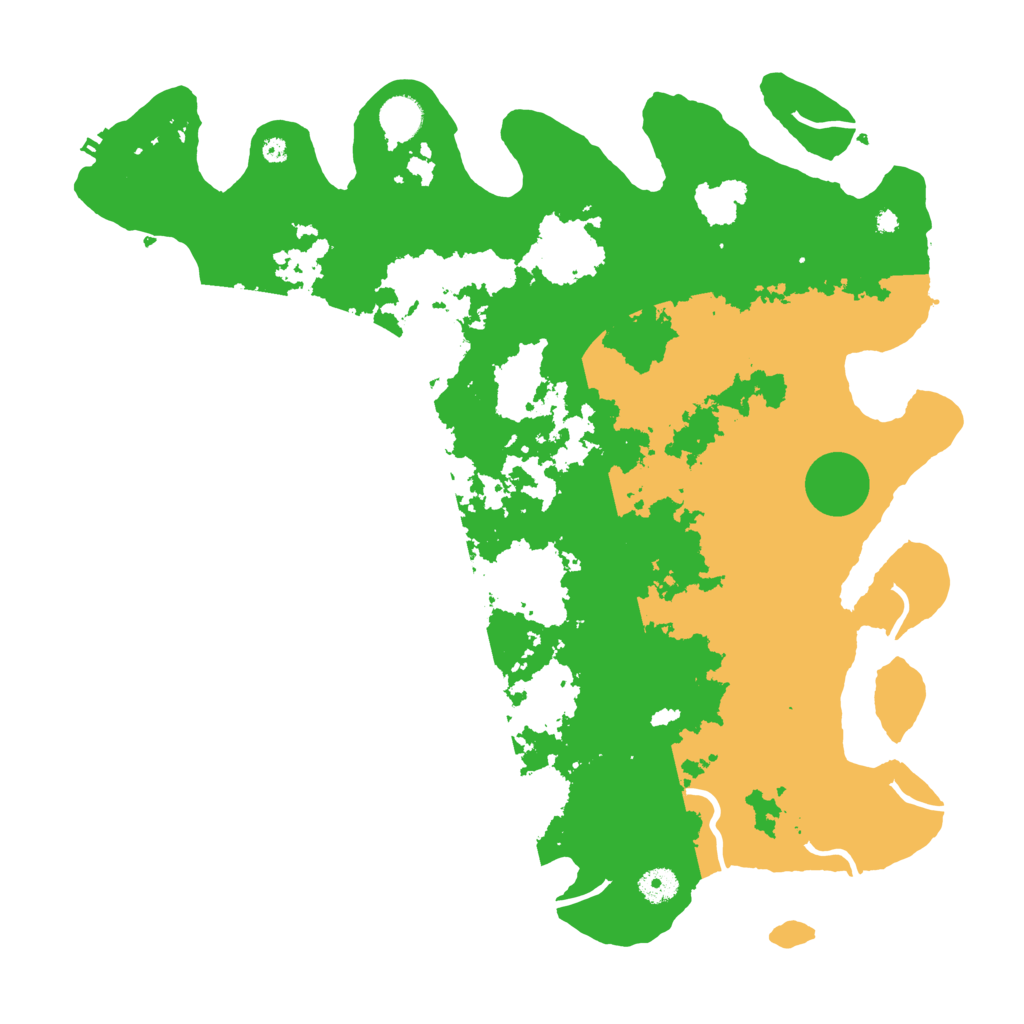 Biome Rust Map: Procedural Map, Size: 4200, Seed: 88542356