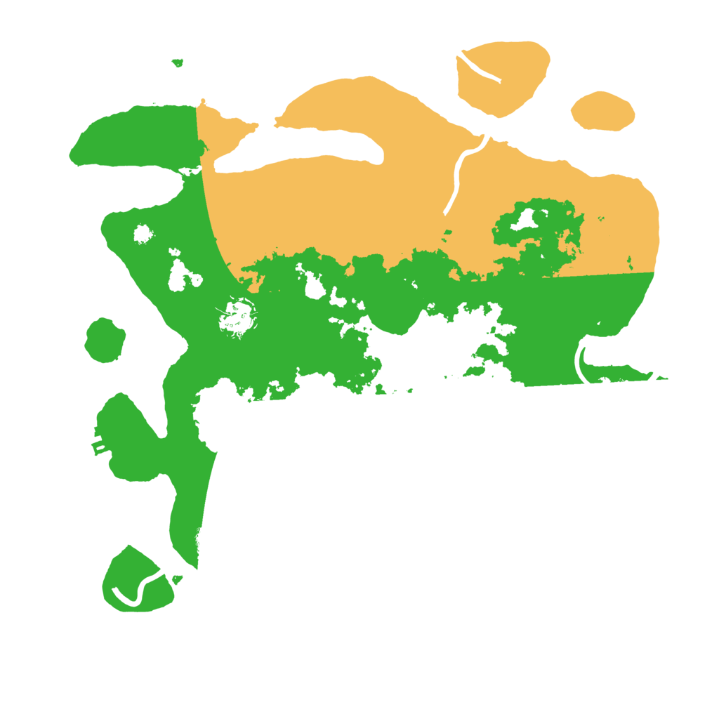 Biome Rust Map: Procedural Map, Size: 3500, Seed: 1928821809