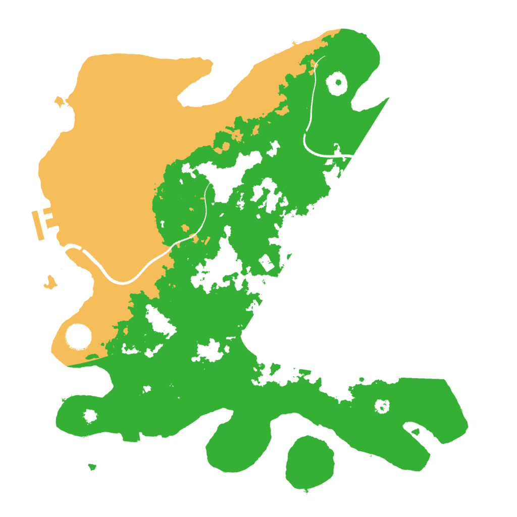 Biome Rust Map: Procedural Map, Size: 3500, Seed: 1925705968