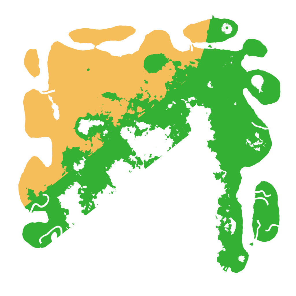 Biome Rust Map: Procedural Map, Size: 4250, Seed: 376274543
