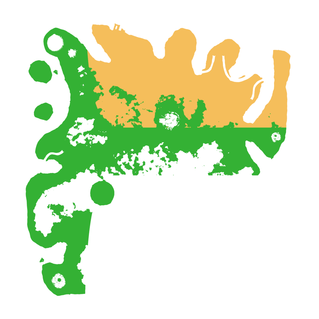 Biome Rust Map: Procedural Map, Size: 3500, Seed: 747100994