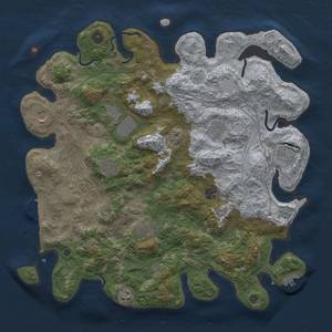 Thumbnail Rust Map: Procedural Map, Size: 4250, Seed: 1668460655, 19 Monuments