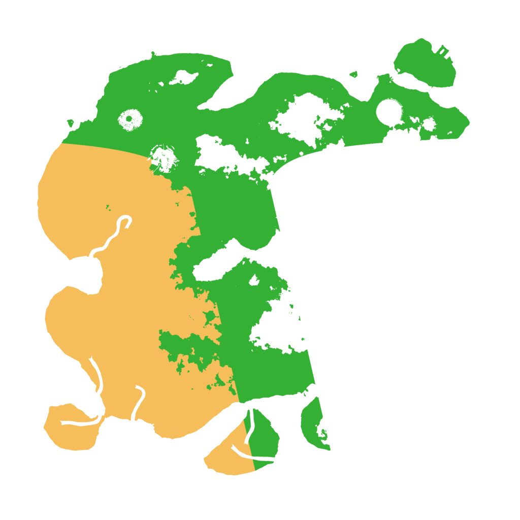 Biome Rust Map: Procedural Map, Size: 3500, Seed: 1819371236