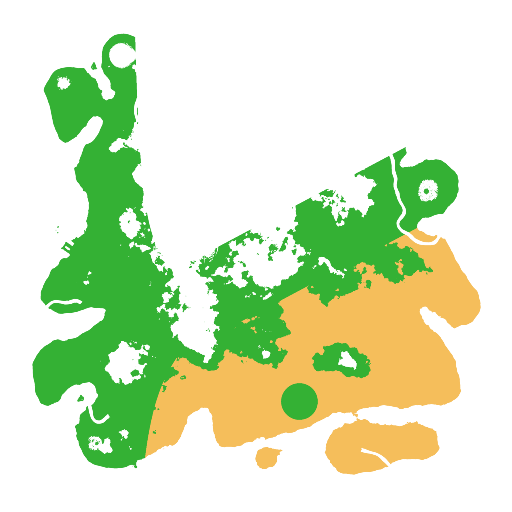 Biome Rust Map: Procedural Map, Size: 3700, Seed: 1124527874