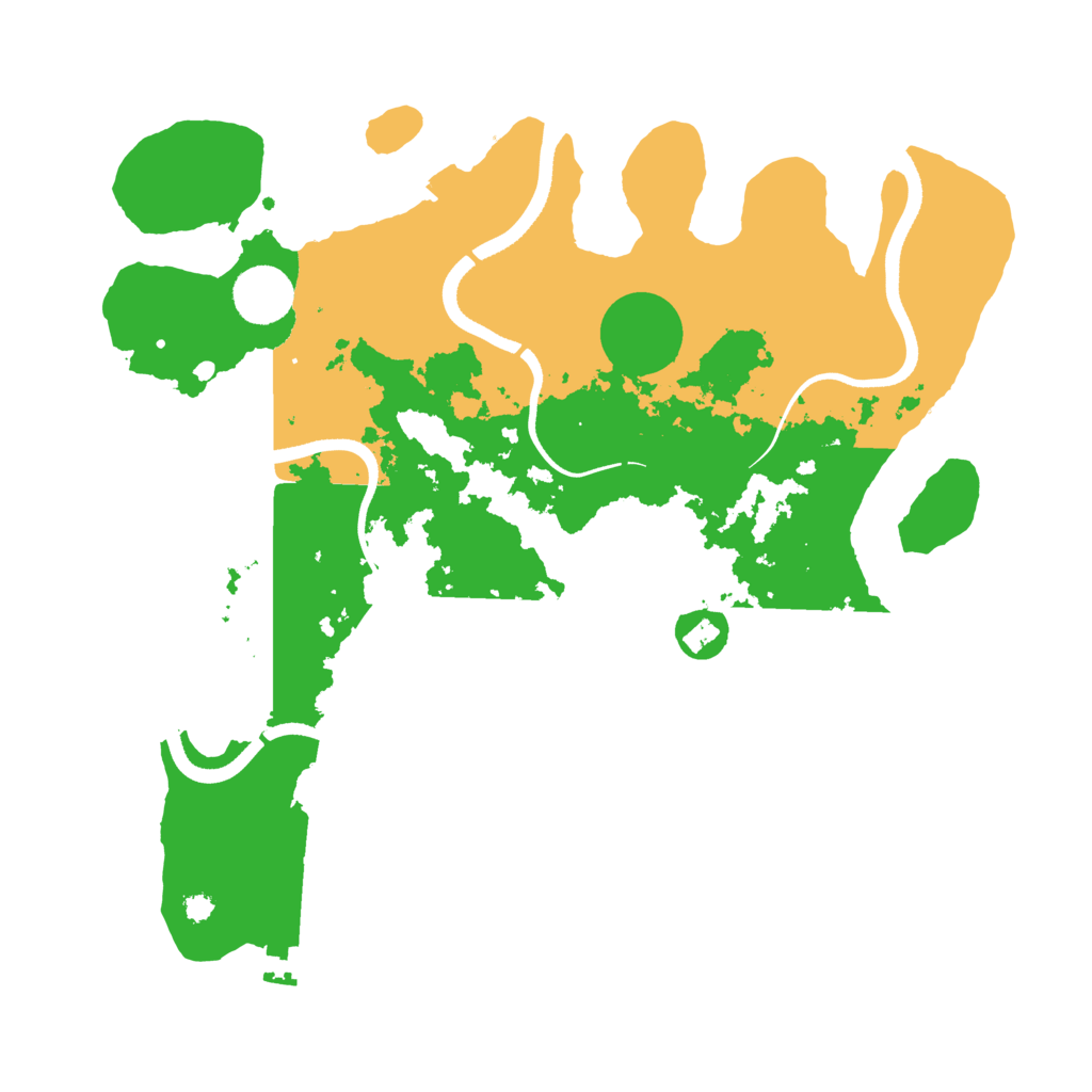 Biome Rust Map: Procedural Map, Size: 3500, Seed: 1038583840