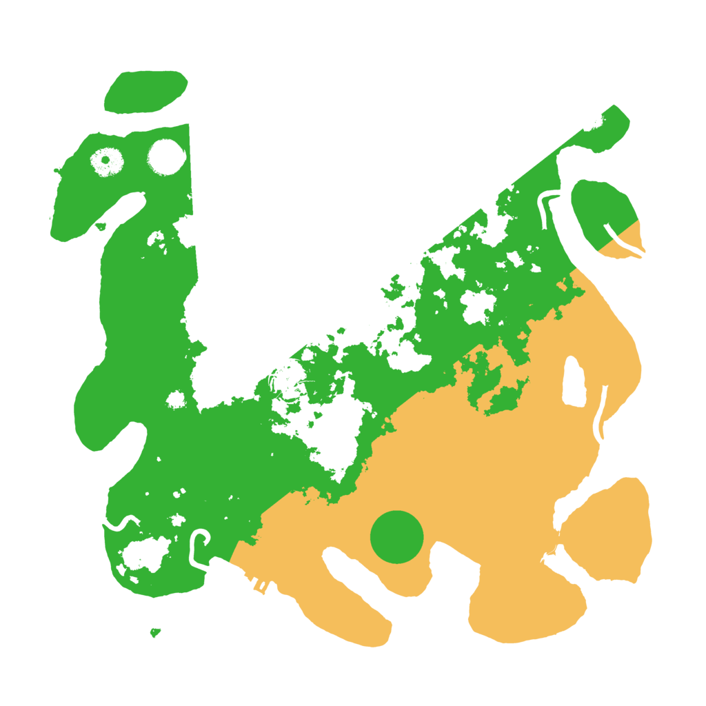 Biome Rust Map: Procedural Map, Size: 3500, Seed: 28112022