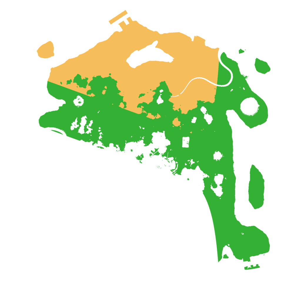 Biome Rust Map: Procedural Map, Size: 3000, Seed: 1649704562