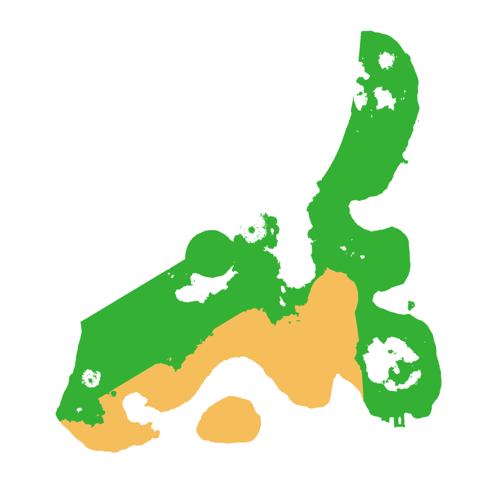 Biome Rust Map: Procedural Map, Size: 2800, Seed: 100276