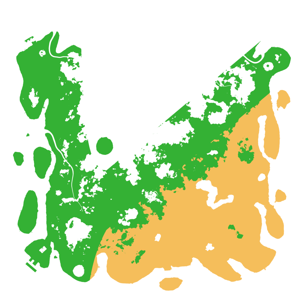 Biome Rust Map: Procedural Map, Size: 4800, Seed: 312708983