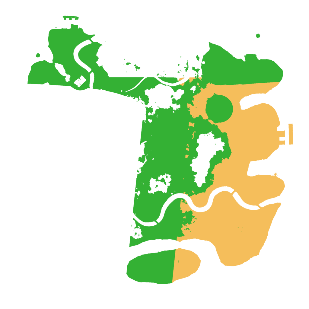 Biome Rust Map: Procedural Map, Size: 3000, Seed: 2030690306