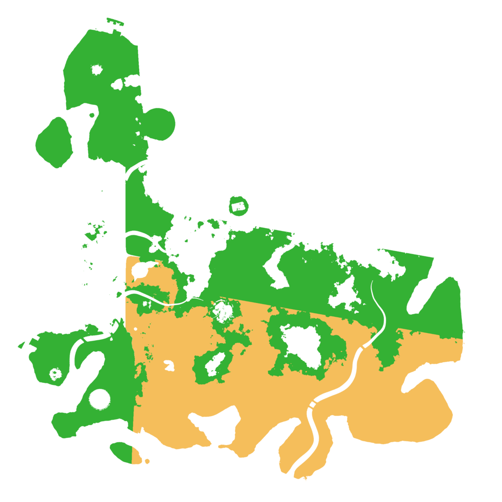 Biome Rust Map: Procedural Map, Size: 4250, Seed: 268045734