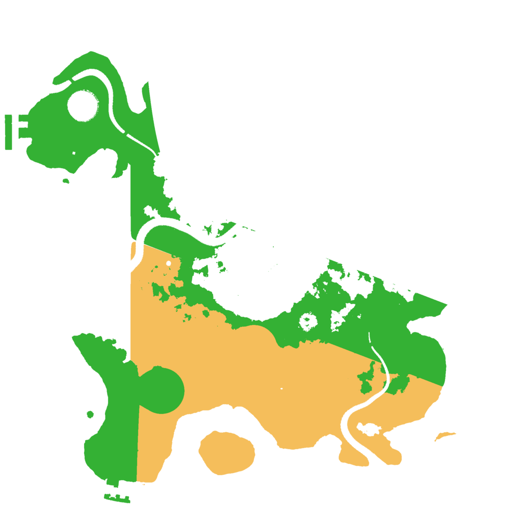 Biome Rust Map: Procedural Map, Size: 3000, Seed: 597175640