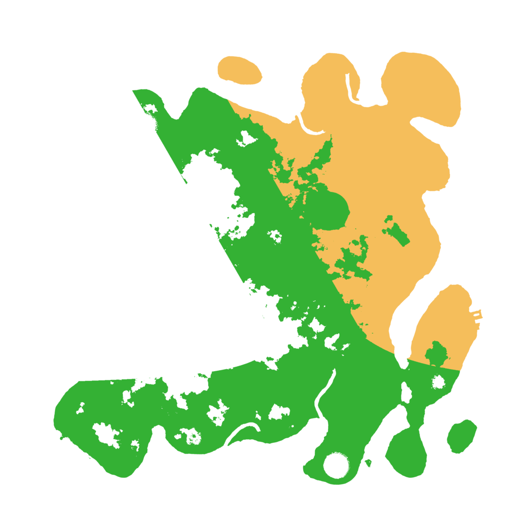 Biome Rust Map: Procedural Map, Size: 3600, Seed: 83656