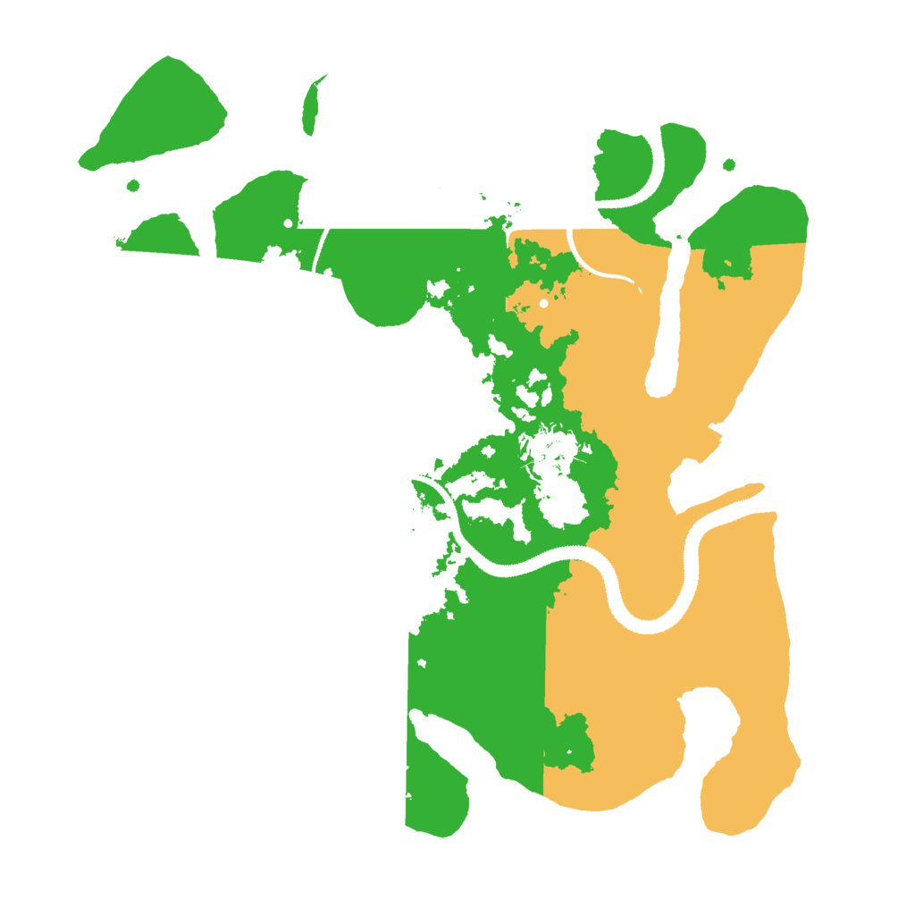 Biome Rust Map: Procedural Map, Size: 3000, Seed: 1278748268