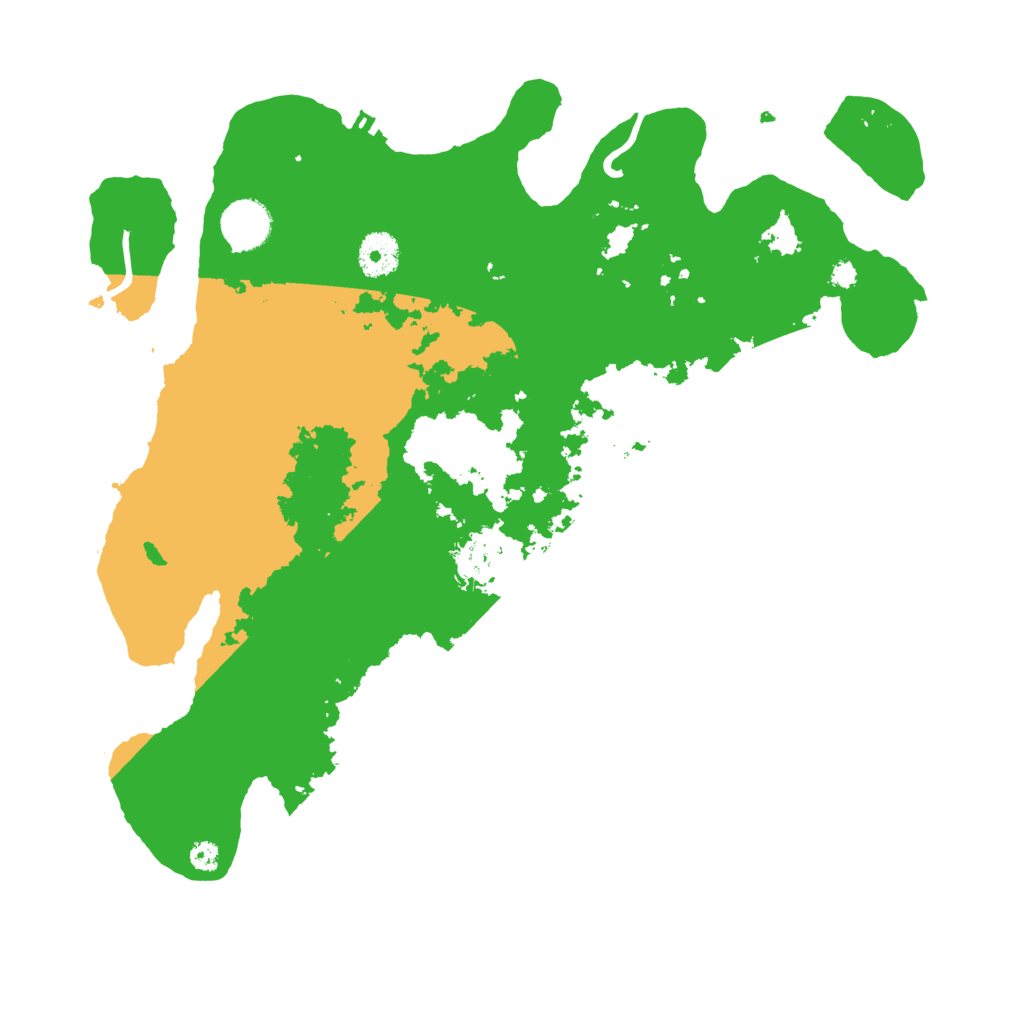 Biome Rust Map: Procedural Map, Size: 3600, Seed: 91807665