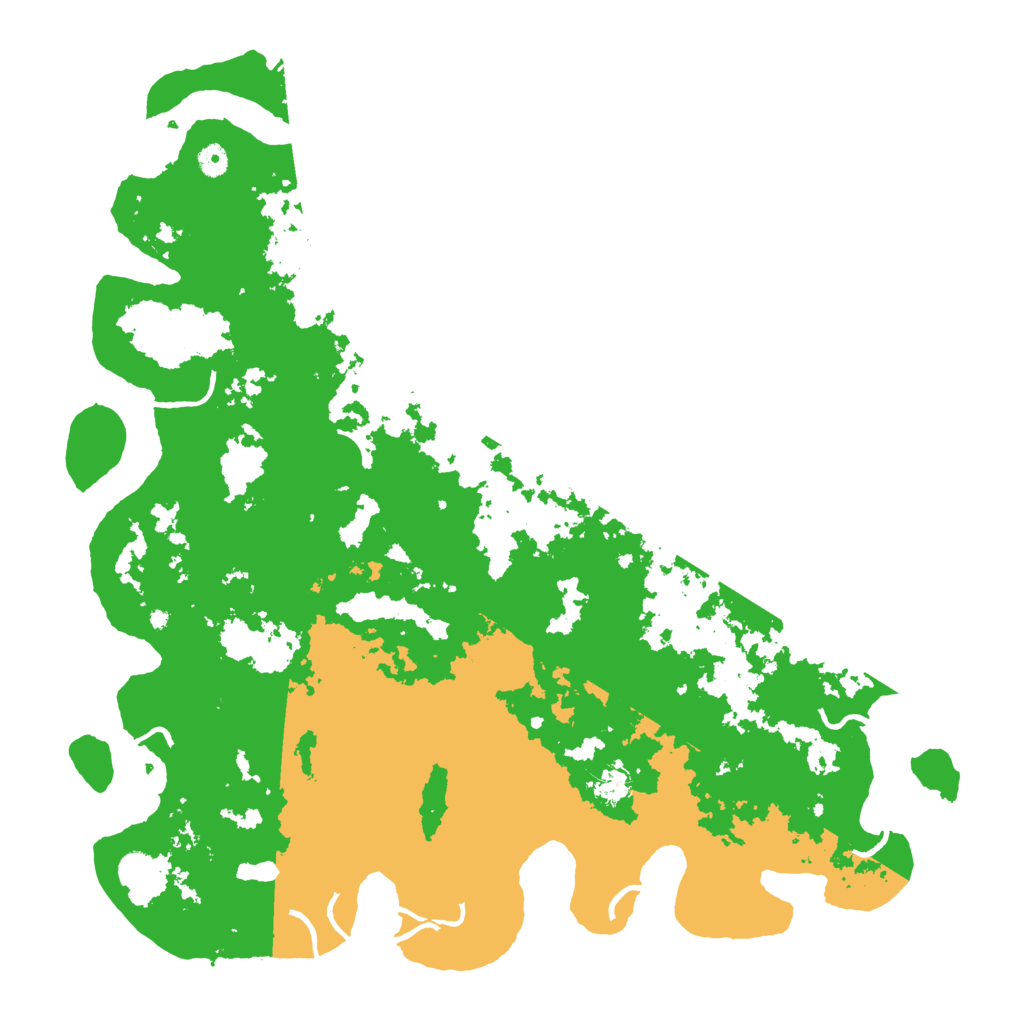 Biome Rust Map: Procedural Map, Size: 5000, Seed: 4172038