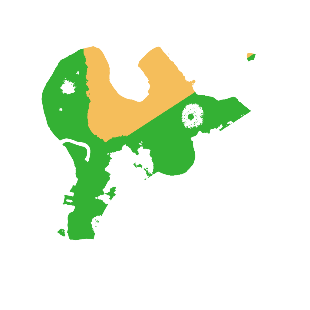 Biome Rust Map: Procedural Map, Size: 2000, Seed: 84638395
