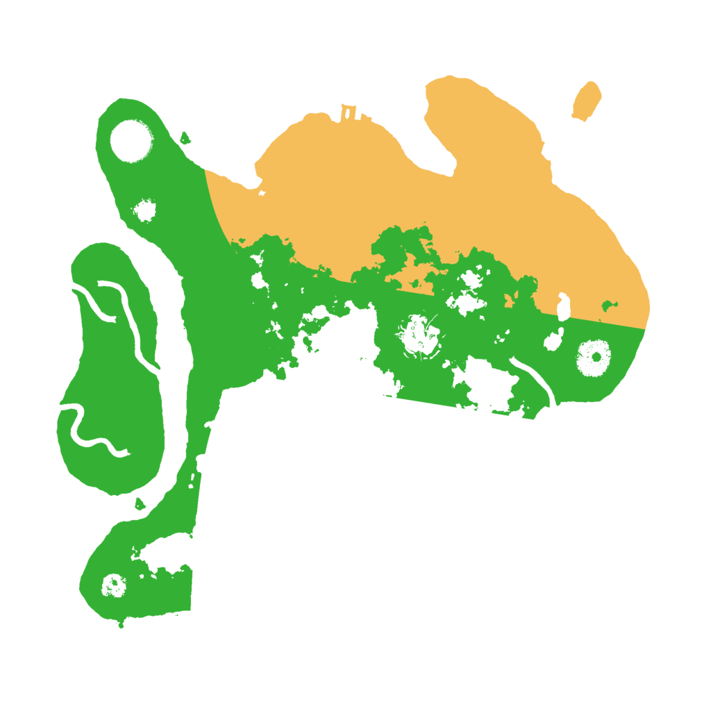 Biome Rust Map: Procedural Map, Size: 3000, Seed: 12342