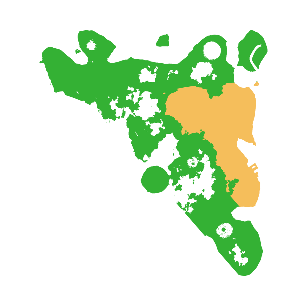 Biome Rust Map: Procedural Map, Size: 3000, Seed: 16641676