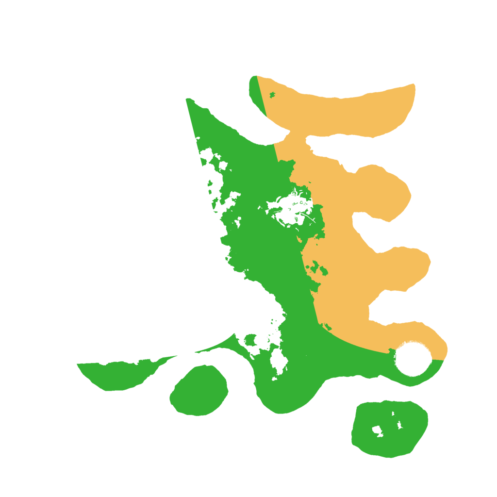 Biome Rust Map: Barren, Size: 2500, Seed: 555583