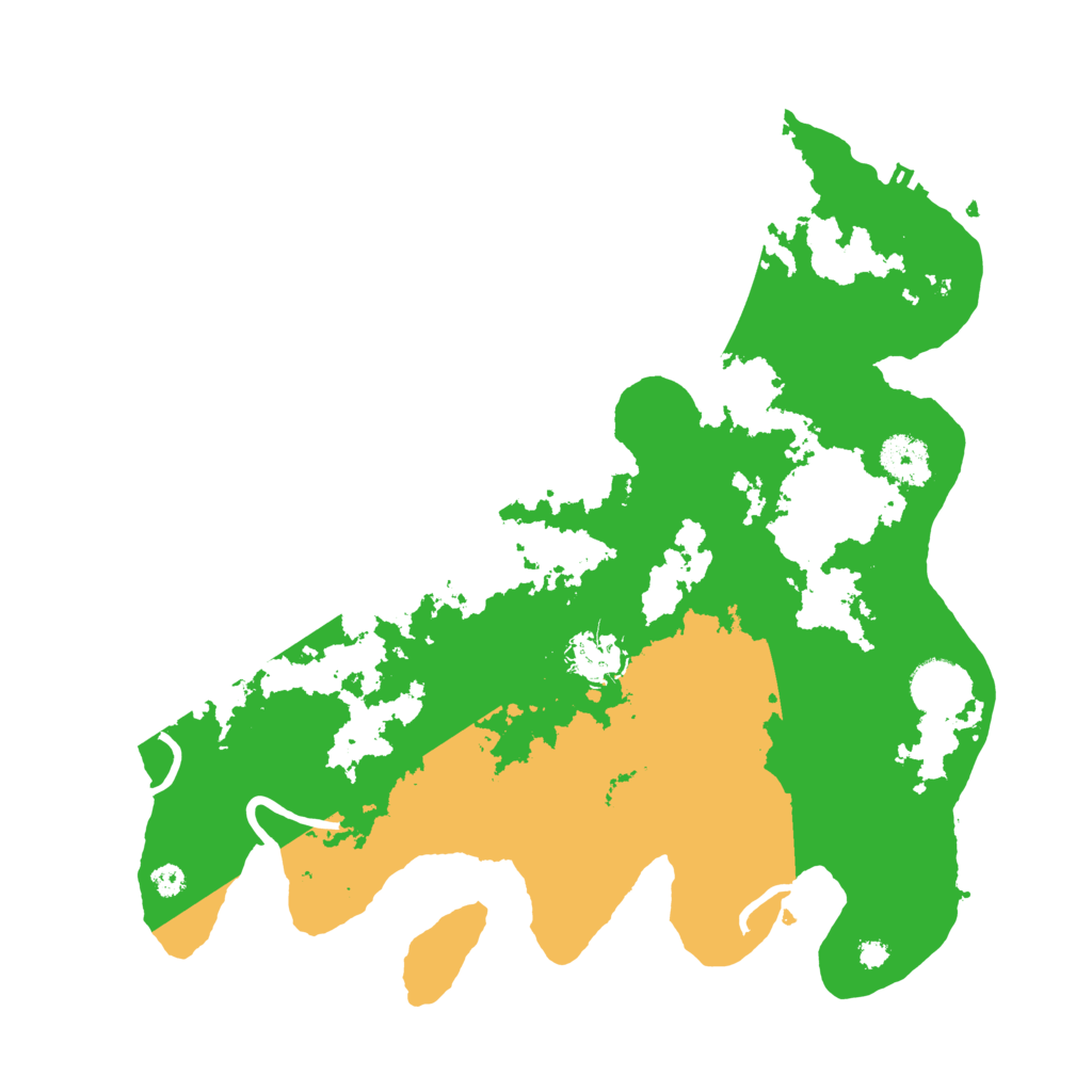 Biome Rust Map: Procedural Map, Size: 3500, Seed: 467849337