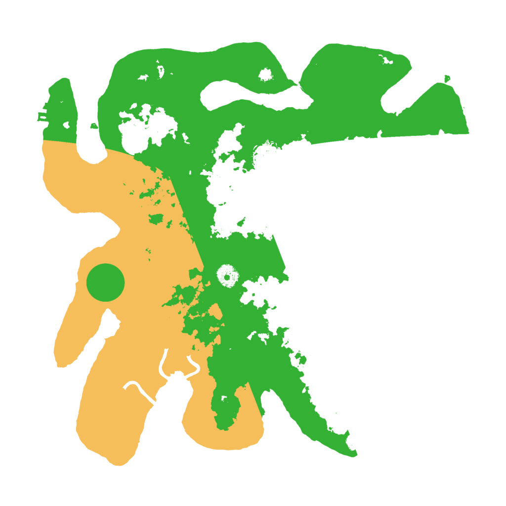 Biome Rust Map: Procedural Map, Size: 3500, Seed: 222506770