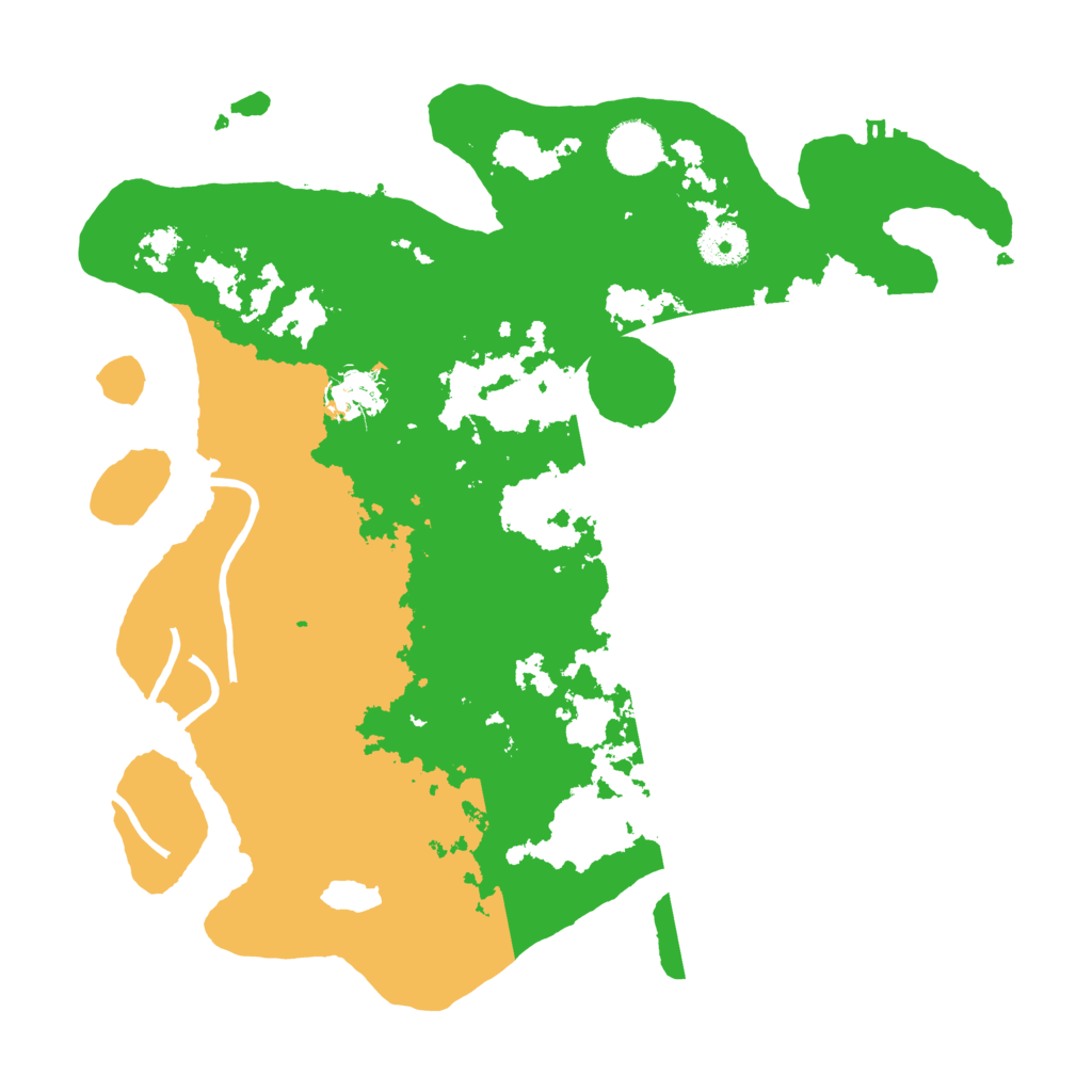 Biome Rust Map: Procedural Map, Size: 3500, Seed: 522519628