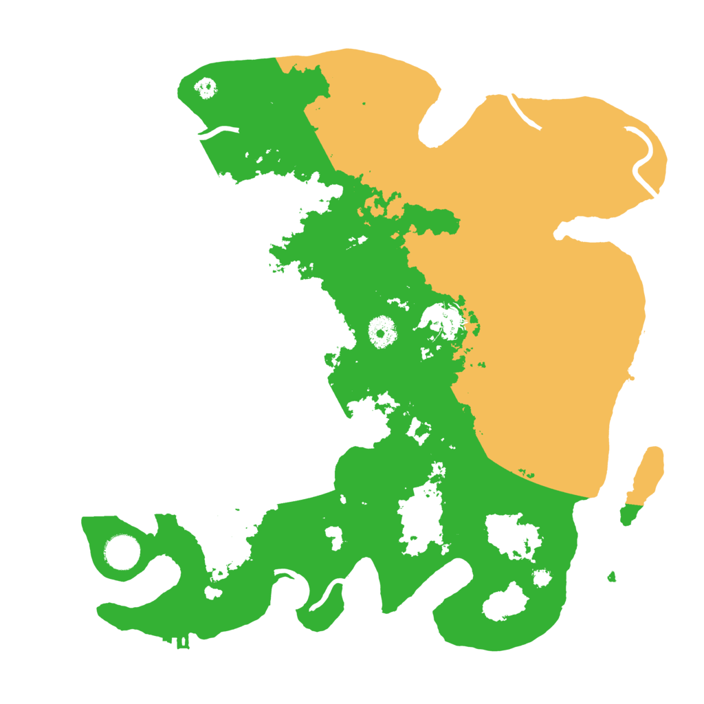 Biome Rust Map: Procedural Map, Size: 3500, Seed: 258483840