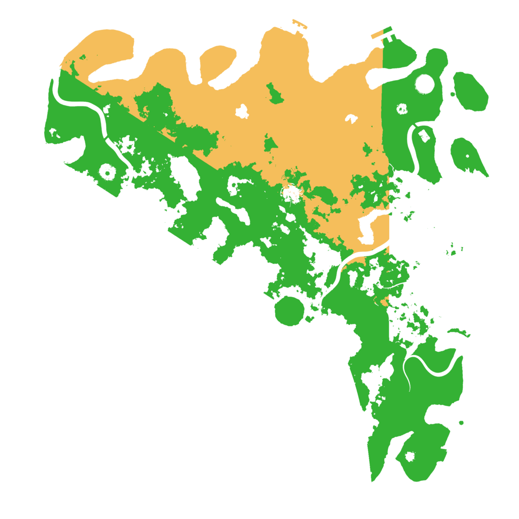 Biome Rust Map: Procedural Map, Size: 4750, Seed: 283112793