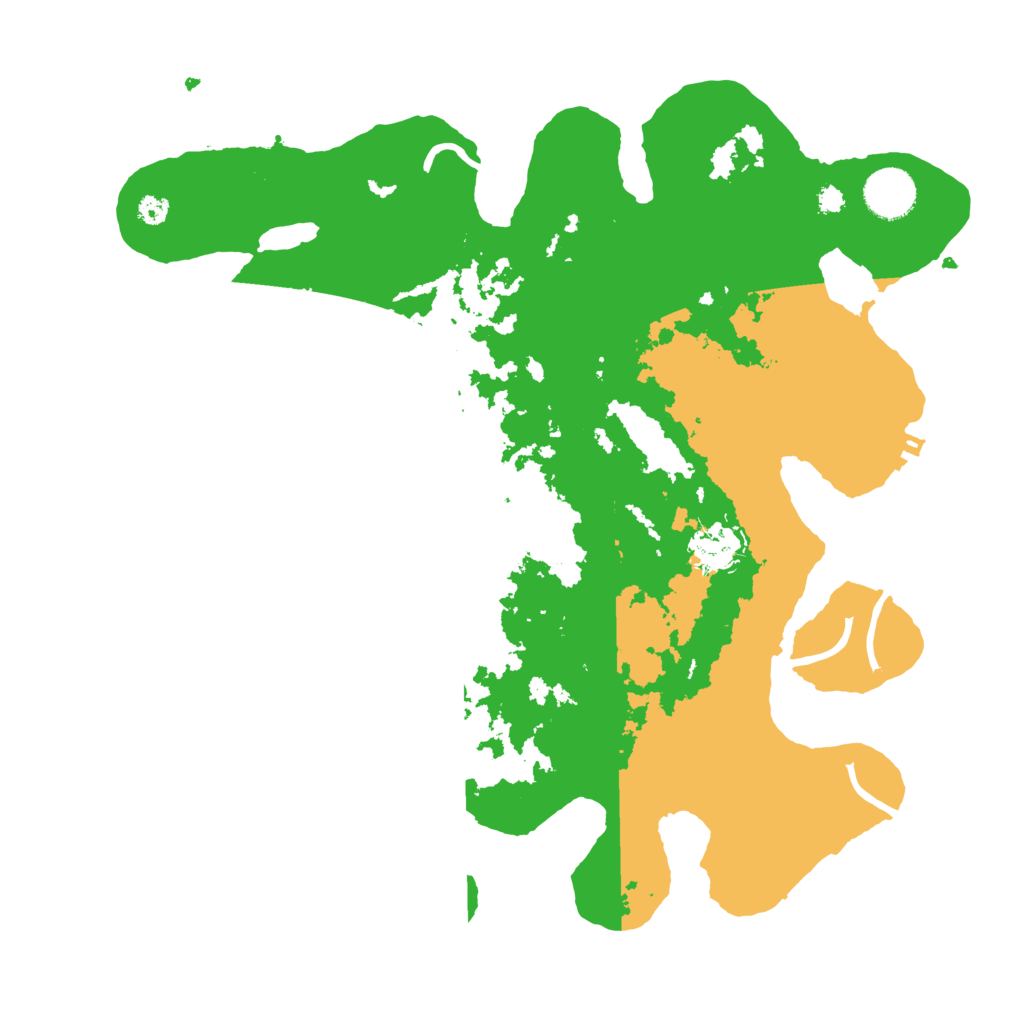 Biome Rust Map: Procedural Map, Size: 3500, Seed: 1939